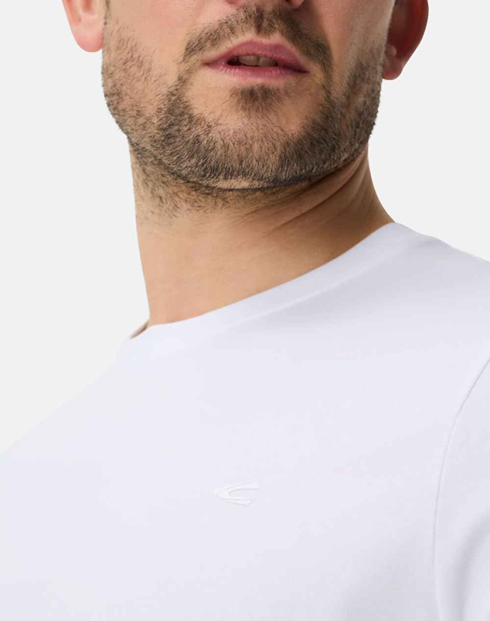 CAMEL T-Shirt K.M. Basic Antibacterial C261NOS-409700-9T87-01 White φωτογραφία