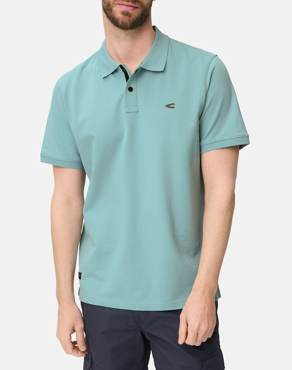 CAMEL POLO Κ.Μ. Pique basic C261-409920-7P01-32 LightGreen