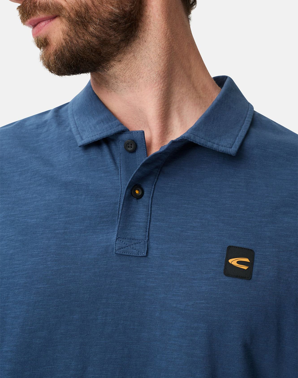 Camel Active Polo Κ Μ Jersey C261-409920-7P08-44 Blue ανδρικά ρούχα μπλούζες Politikos Shop Πολιτικός