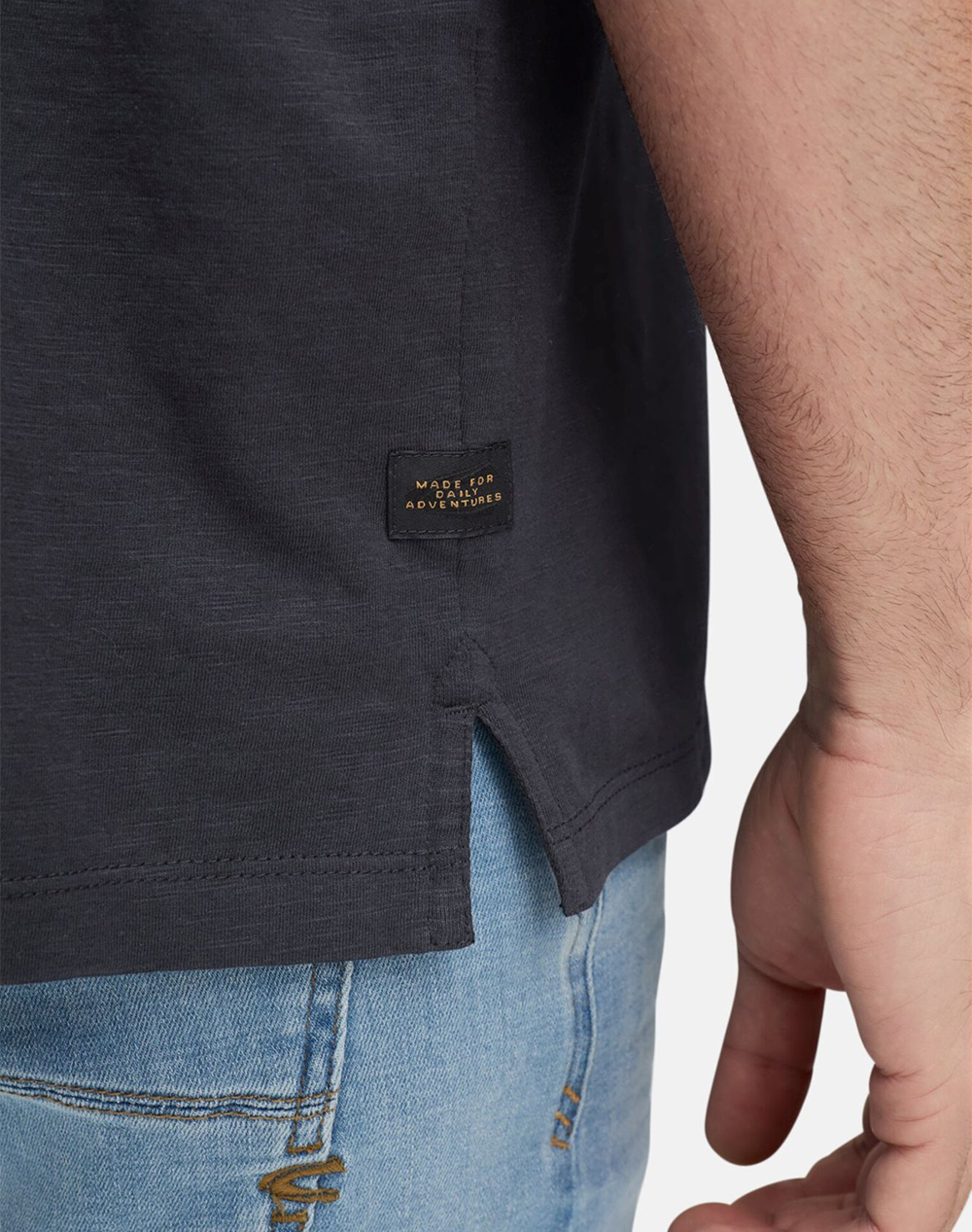 Camel Active Polo Κ Μ Jersey C261-409920-7P08-48 Midnightblue ανδρικά ρούχα μπλούζες Politikos Shop Πολιτικός