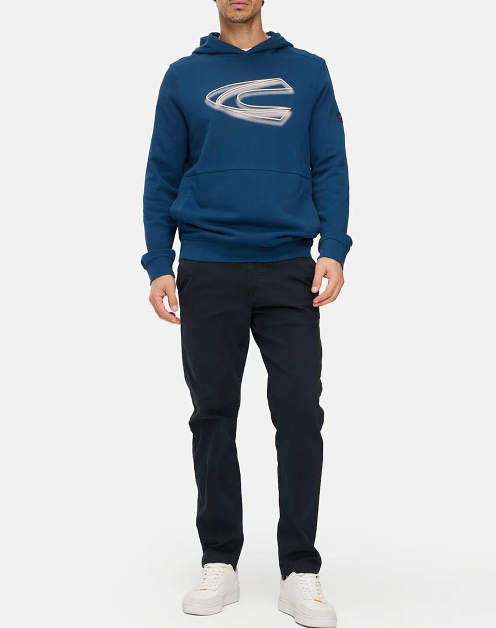 Camel Active Φούτερ Hoody C C261-409460-7W49-46 Blue ανδρικά ρούχα μπλούζες φούτερ Politikos Shop Πολιτικός