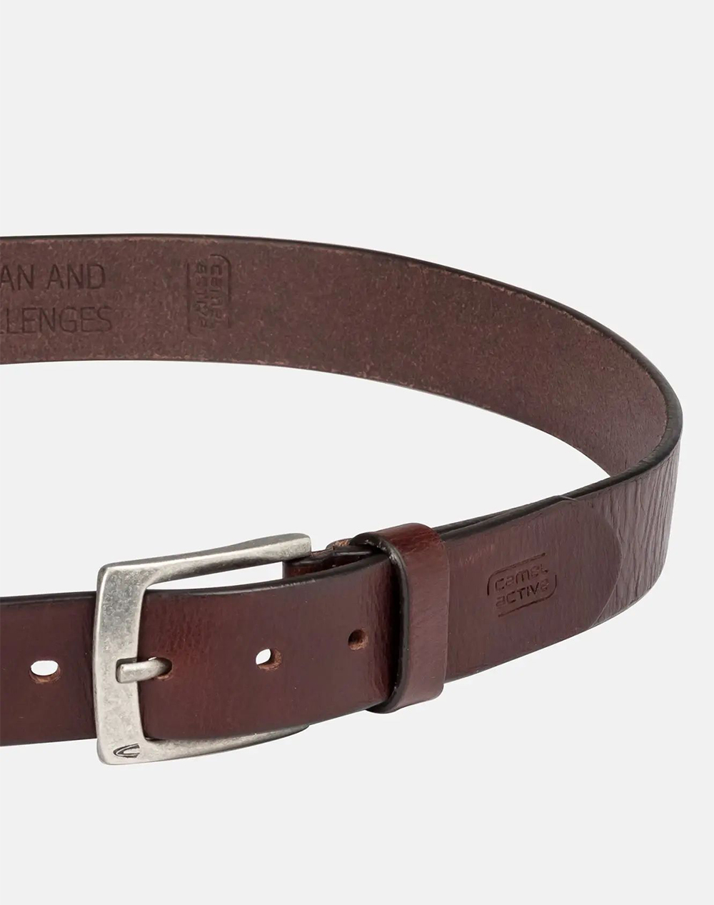 Camel Active Ζώνη Δερμάτινη Nos C261Nos-402090-9B09-20 Darkbrown ανδρικά αξεσουάρ Ζωνες Politikos Shop Πολιτικός
