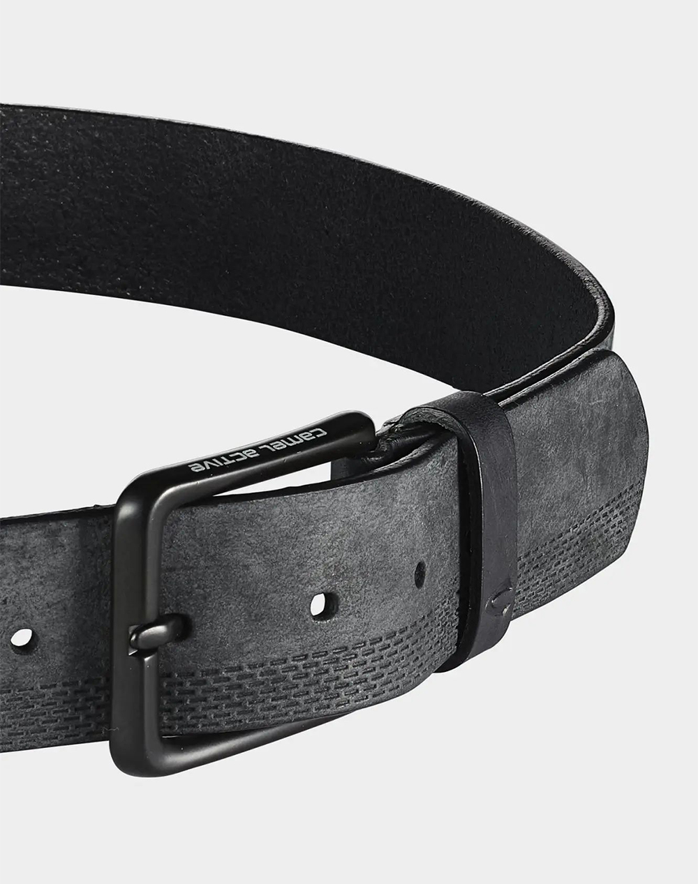 Camel Active Ζώνη Δερμάτινη Nos C261Nos-402040-9B04-09 Jetblack ανδρικά αξεσουάρ Ζωνες Politikos Shop Πολιτικός