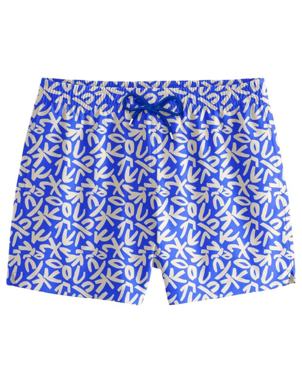CHANGE INTO COLORS Μαγιώ Blue Geometric 4 GU261-68204-CIC0191-001 Blue