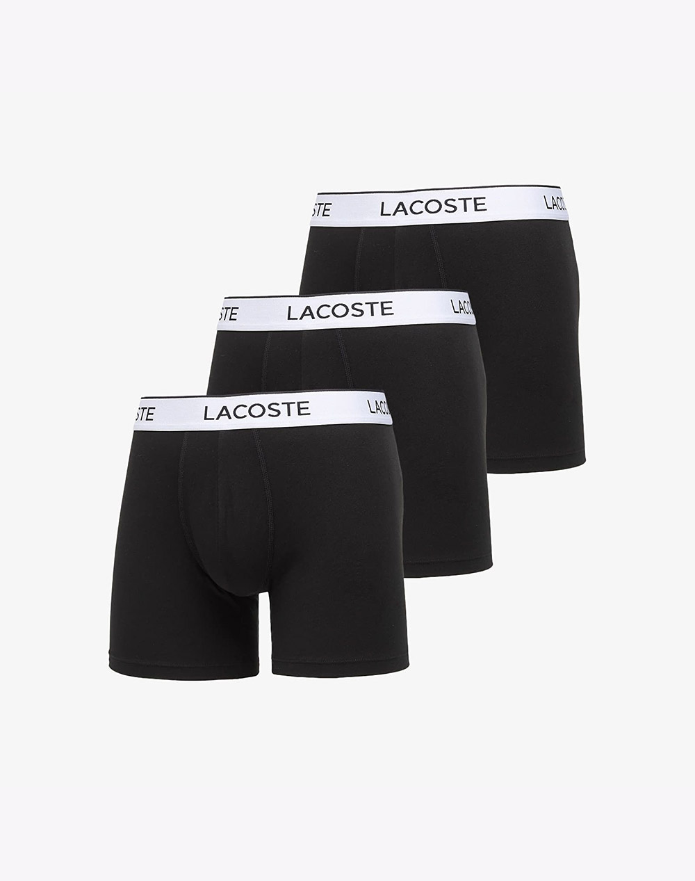 LACOSTE ΣΕΤ 3 ΕΣΩΡΟΥΧΩΝ BOXER SHORTS UNDERWEAR BOXER BRIEF 36H9021-031 Black