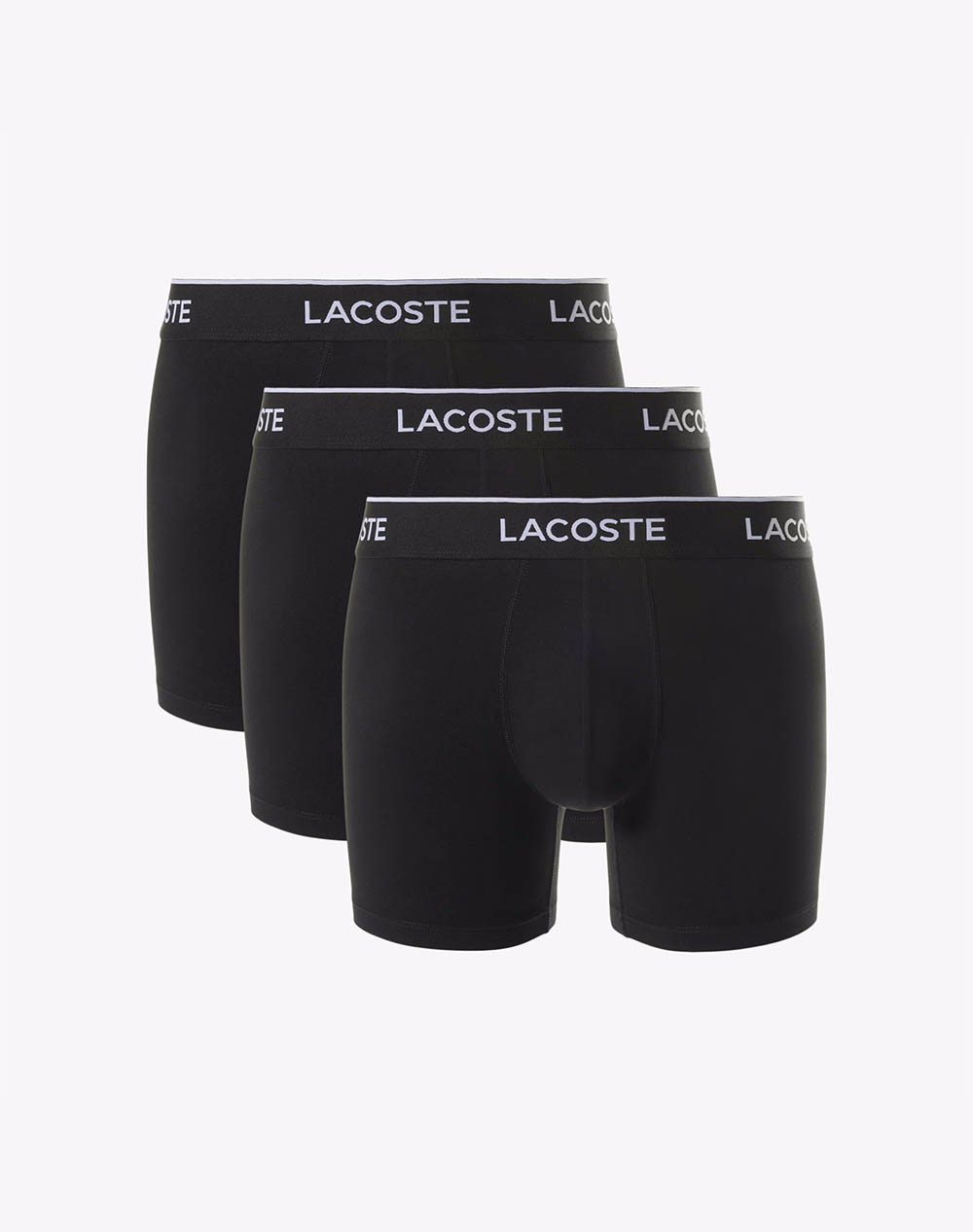 LACOSTE ΣΕΤ 3 ΕΣΩΡΟΥΧΩΝ BOXER SHORTS UNDERWEAR BOXER BRIEF 36H1290-031 Black