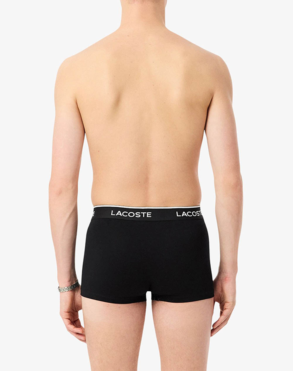 Lacoste Σετ 3 Εσωρουχων Trunk Underwear 35H4967-6I2 Black ανδρικά εσώρουχα Σλιπ Μποξερ Politikos Shop Πολιτικός