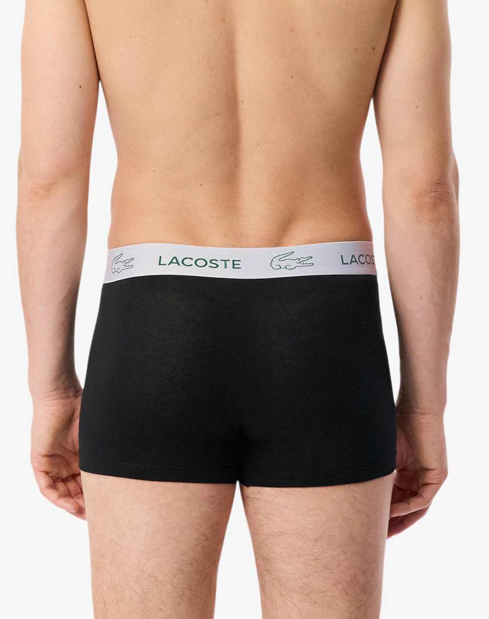 Lacoste Σετ 3 Εσωρουχων Trunk Underwear 35H3583-031 Black ανδρικά εσώρουχα Σλιπ Μποξερ Politikos Shop Πολιτικός