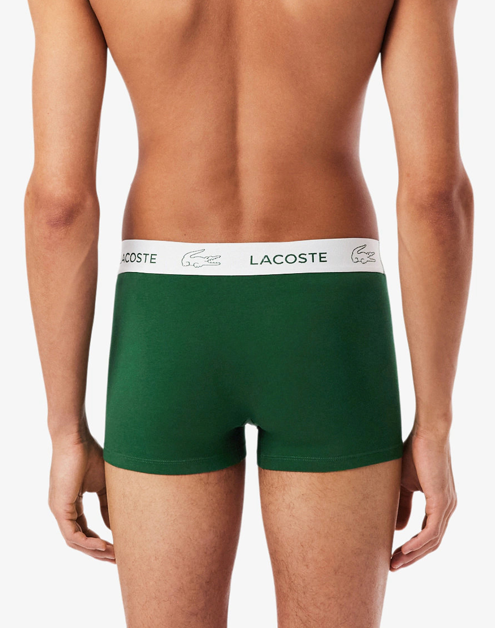 Lacoste Σετ 3 Εσωρουχων Trunk Underwear 35H3583-132 Green ανδρικά εσώρουχα Σλιπ Μποξερ Politikos Shop Πολιτικός