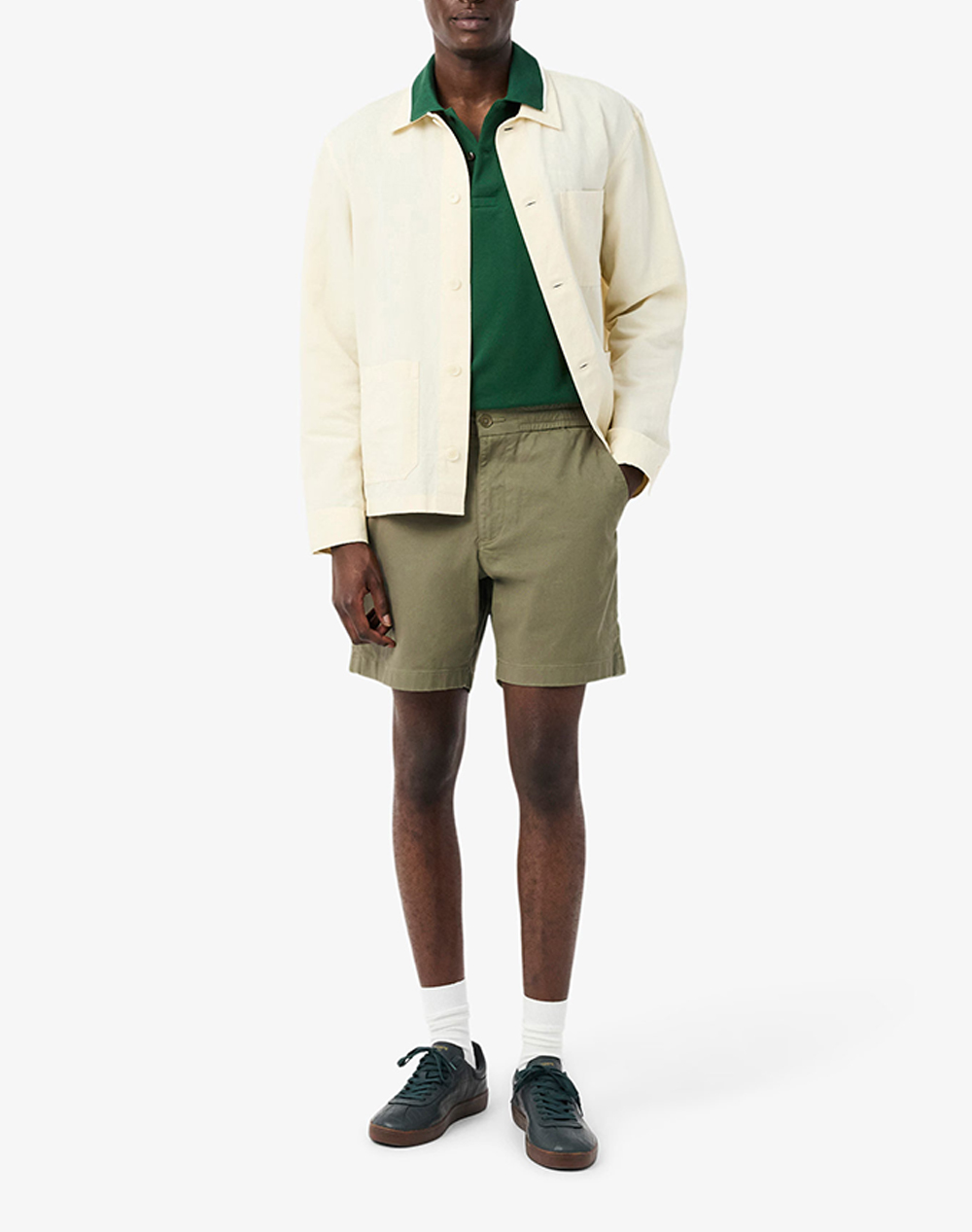 LACOSTE ΣΟΡΤΣ SHORTS 3GH2324-BMY Khaki φωτογραφία