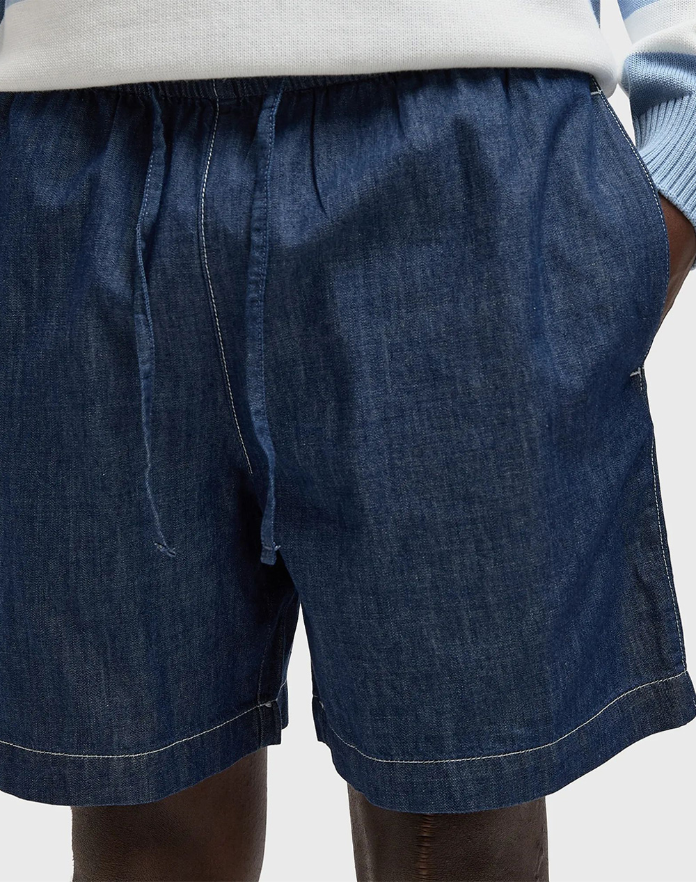 Lacoste Σορτς Shorts 3Gh1856-Mk9 Denimdarkblue ανδρικά ρούχα Βερμουδες Jeans Politikos Shop Πολιτικός