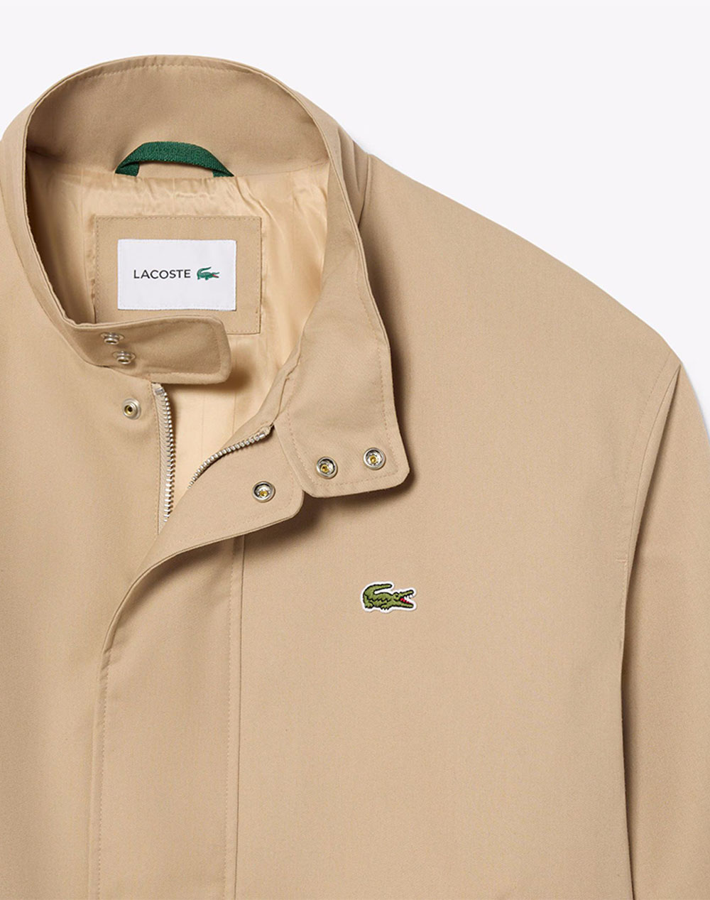 Lacoste Μπουφάν Blouson 3Bh1349-02S Biege ανδρικά ρούχα Πανωφορια μπουφάν Politikos Shop Πολιτικός