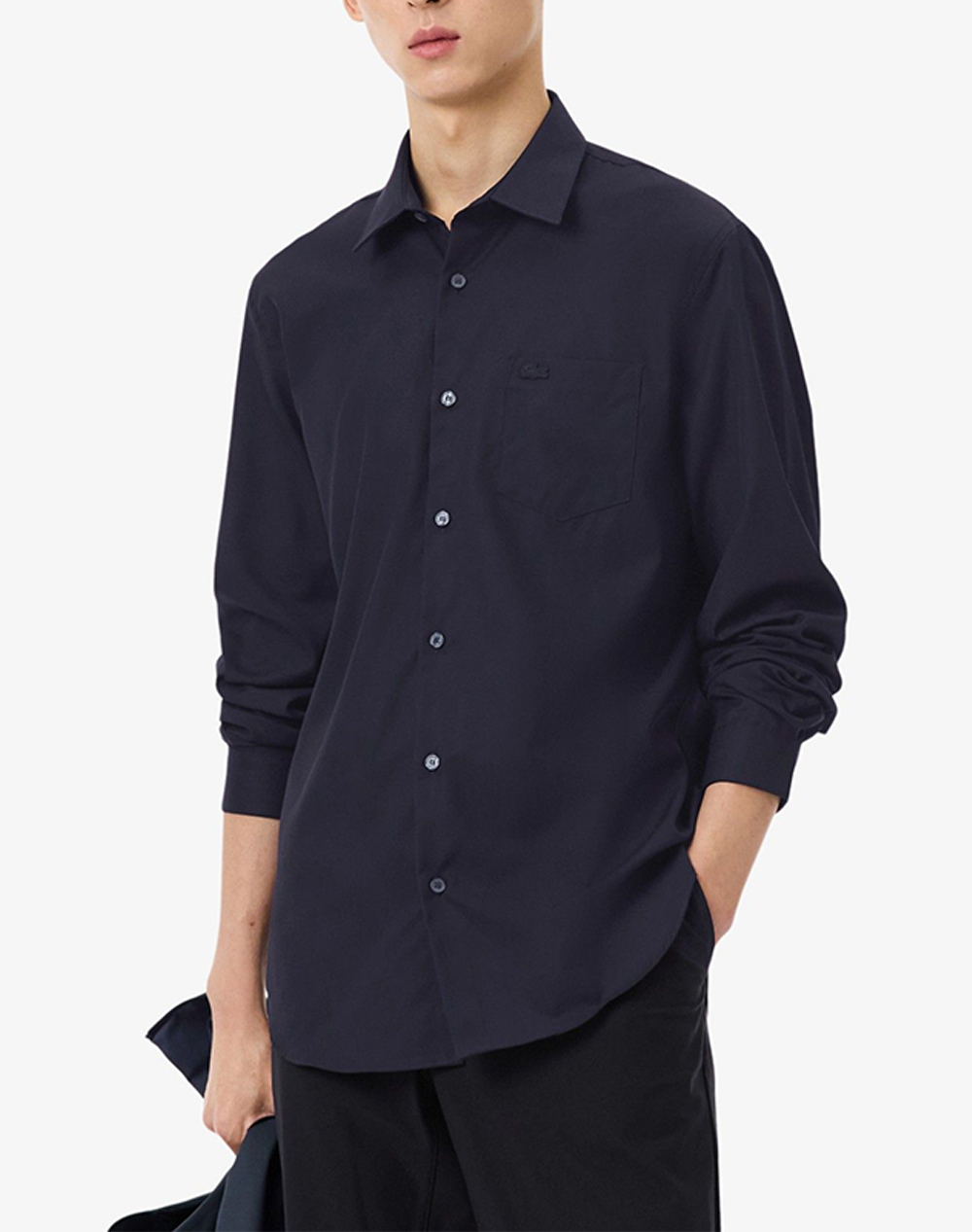 LACOSTE ΠΟYΚΑΜΙΣΟ ΜΜ SHIRT LS 3CH8522-HDE DarkBlue