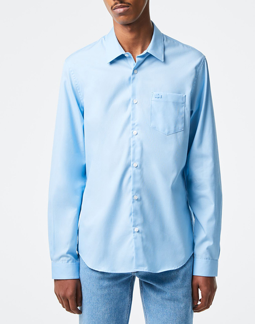 LACOSTE ΠΟYΚΑΜΙΣΟ ΜΜ SHIRT LS 3CH8522-HBP LightBlue