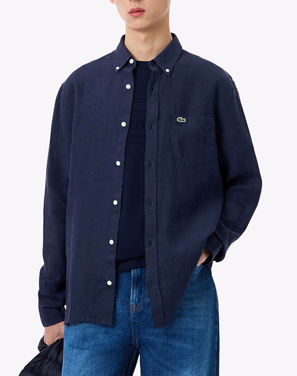 LACOSTE ΥΠΟΚΑΜΙΣΟ ΜΜ L SLEEVED SHIRT 3CH5692-166 DarkBlue