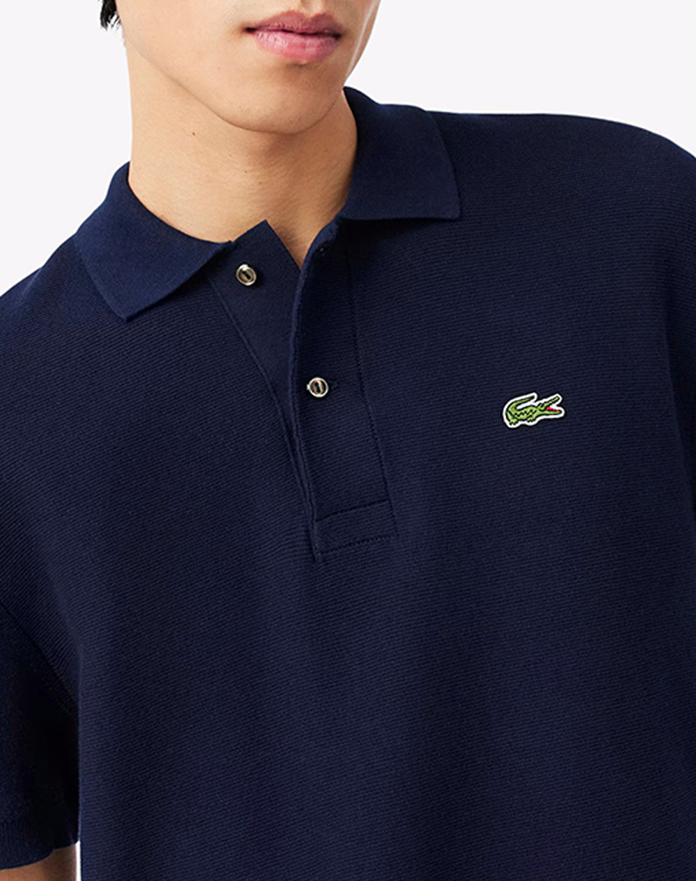 Lacoste Πουλοβερ Κμ Sweaters 3Ah1043-166 Navyblue ανδρικά ρούχα μπλούζες Polo Politikos Shop Πολιτικός