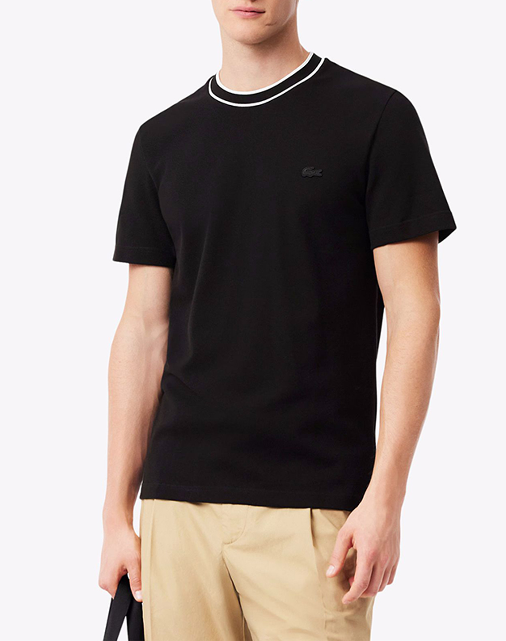LACOSTE ΜΠΛΟΥΖΑ ΚΜ TEE-SHIRT SS 3TH8174-031 Black