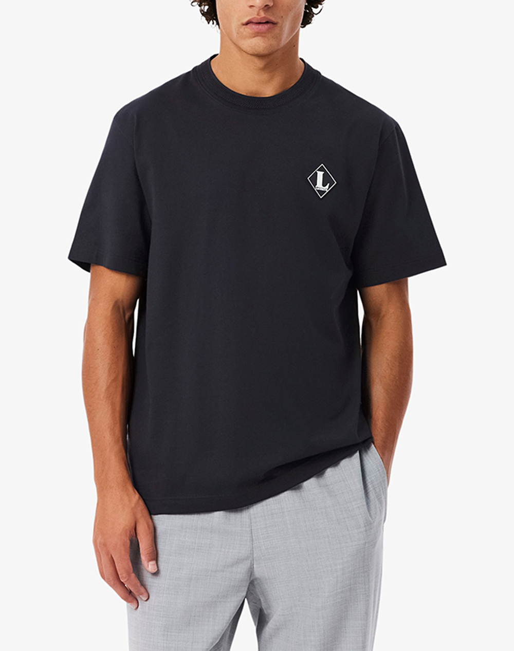 LACOSTE ΜΠΛΟΥΖΑ ΚΜ TEE-SHIRT SS 3TH0718-350 Black