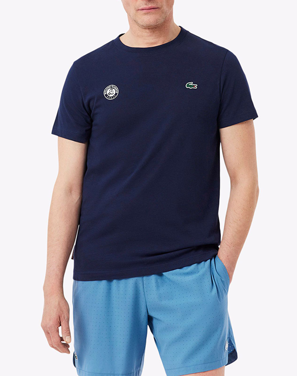 LACOSTE ΜΠΛΟΥΖΑ ΚΜ TEE-SHIRT SS 3TH8309-166 DarkBlue