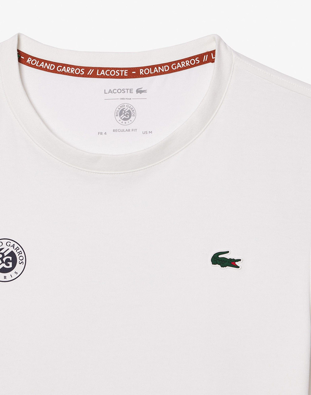 Lacoste Μπλούζα Κμ Tee-Shirt Ss 3Th8309-001 White ανδρικά ρούχα μπλούζες T-Shirt Politikos Shop Πολιτικός