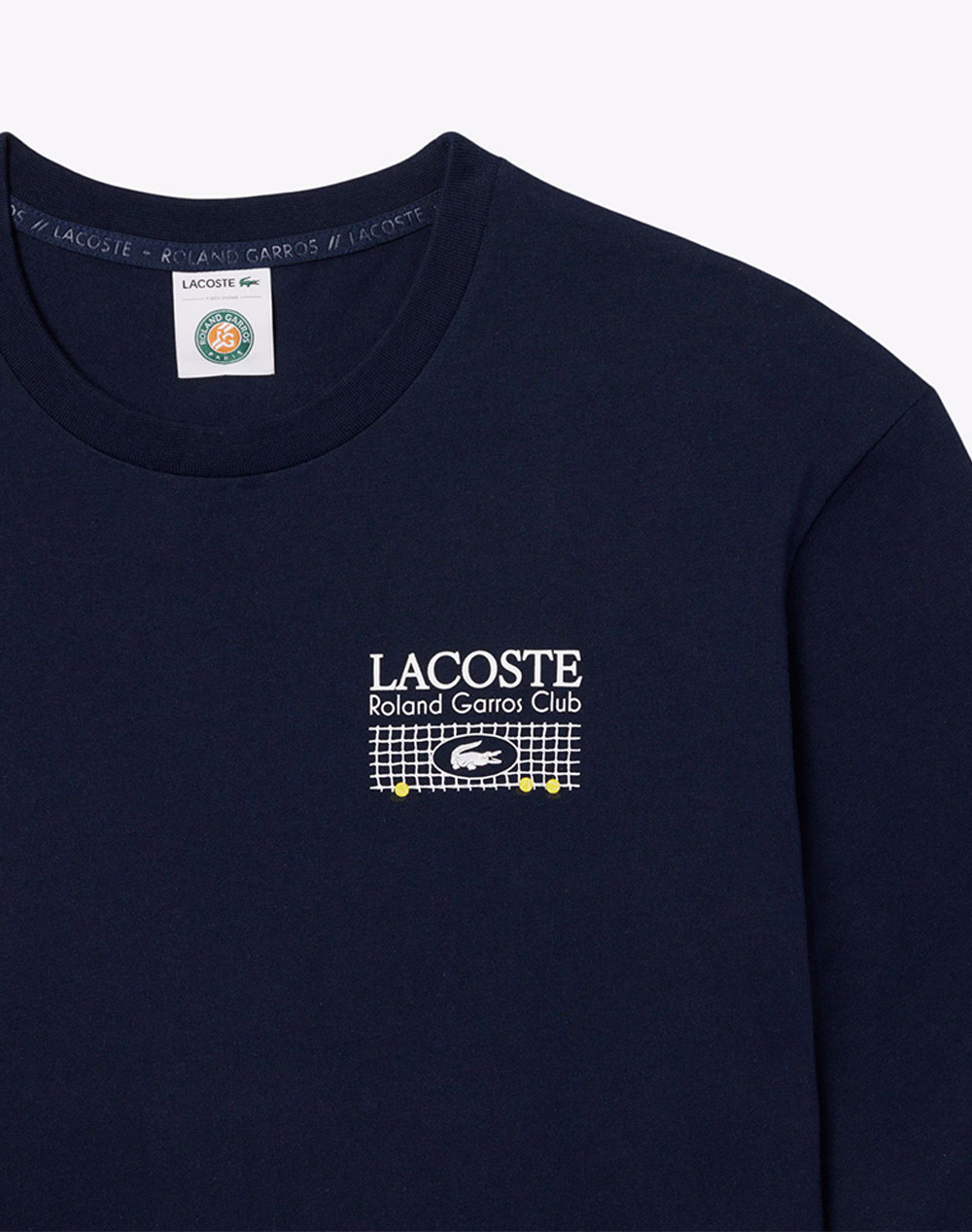 Lacoste Μπλούζα Κμ Tee-Shirt Ss 3Th0375-166 Darkblue ανδρικά ρούχα μπλούζες T-Shirt Politikos Shop Πολιτικός