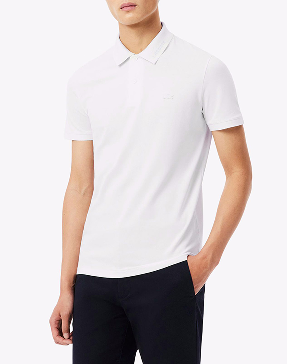 LACOSTE ΜΠΛΟΥΖΑ ΠΟΛΟ ΚΜ 3PH5056-001 White