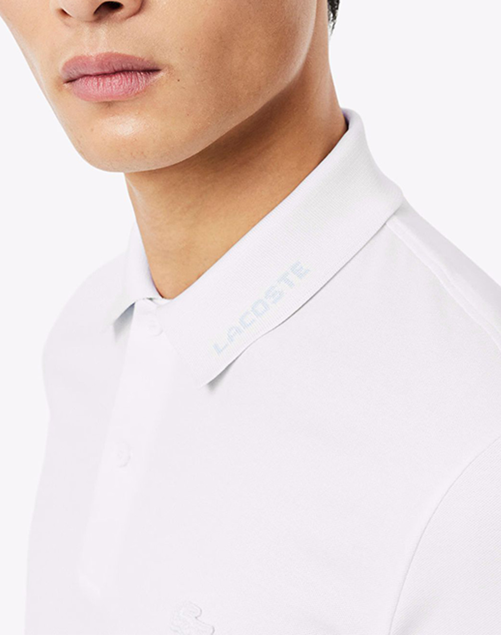 Lacoste Μπλούζα Πολο Κμ 3Ph5056-001 White ανδρικά ρούχα μπλούζες Polo Politikos Shop Πολιτικός