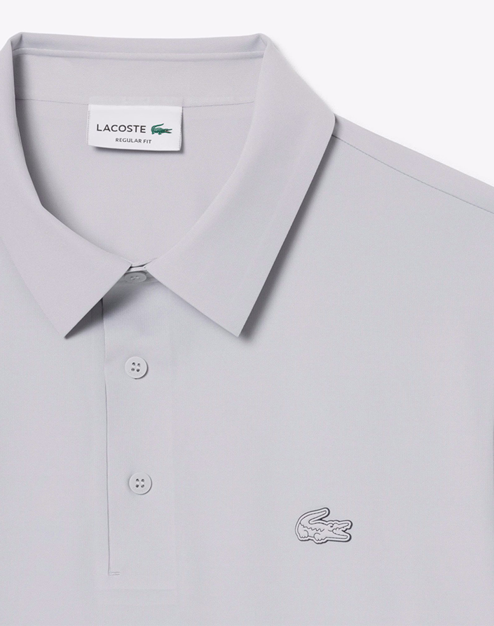 Lacoste Μπλούζα Πολο Κμ Polo Ss 3Dh1604-Acz Lightgray ανδρικά ρούχα μπλούζες Politikos Shop Πολιτικός