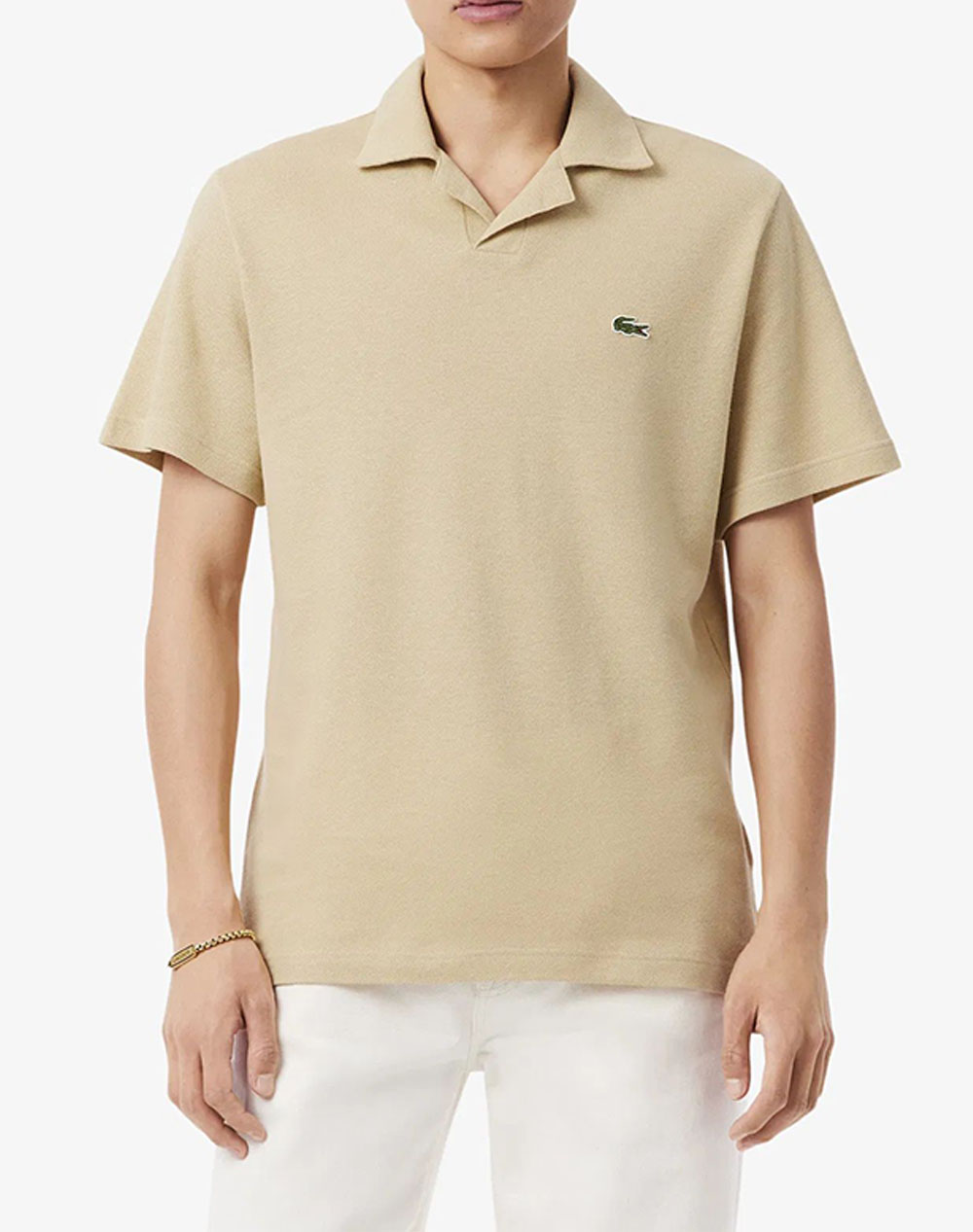 LACOSTE ΜΠΛΟΥΖΑ ΠΟΛΟ ΚΜ POLO SS 3PH2449-8XF Biege