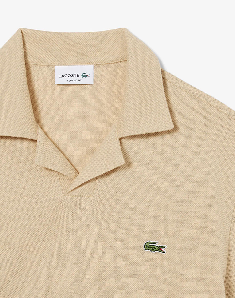 Lacoste Μπλούζα Πολο Κμ Polo Ss 3Ph2449-8Xf Biege ανδρικά ρούχα μπλούζες Politikos Shop Πολιτικός