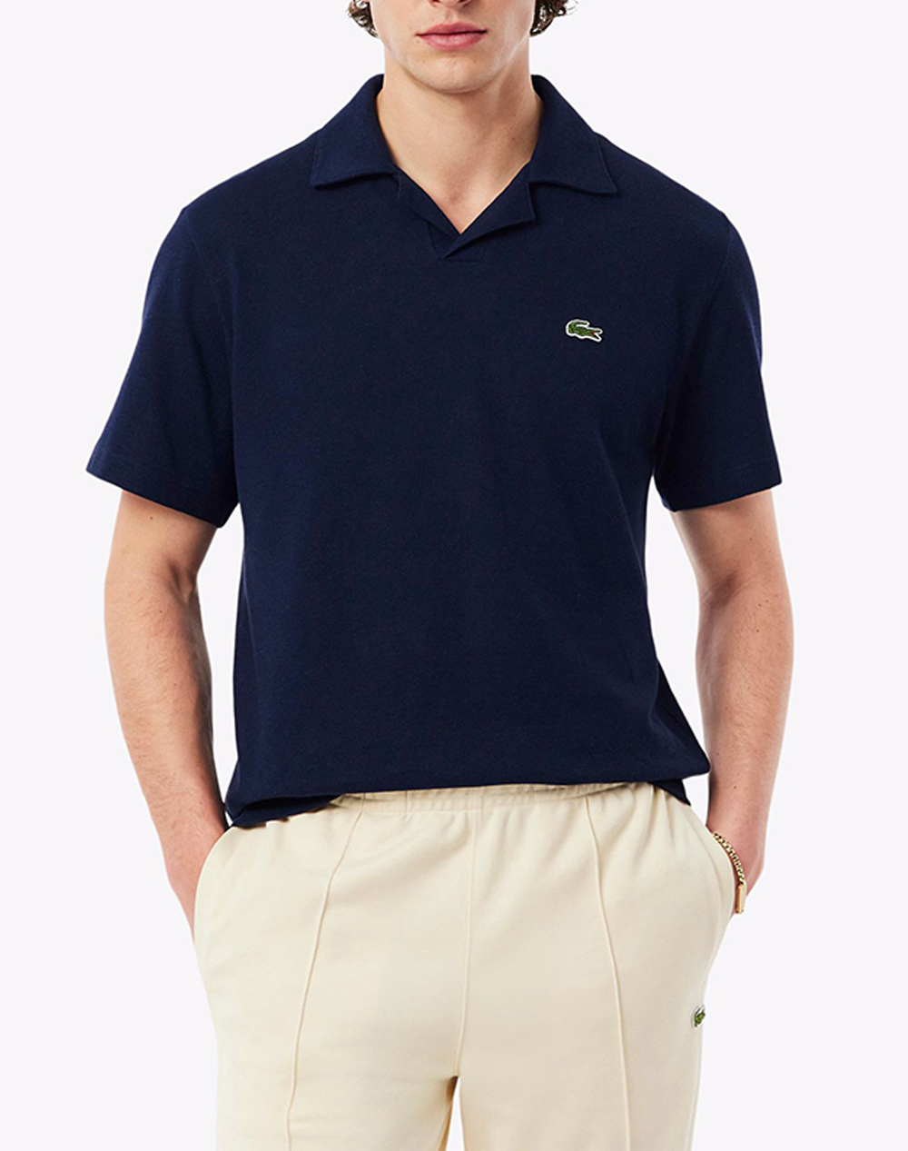 LACOSTE ΜΠΛΟΥΖΑ ΠΟΛΟ ΚΜ POLO SS 3PH2449-166 DarkBlue