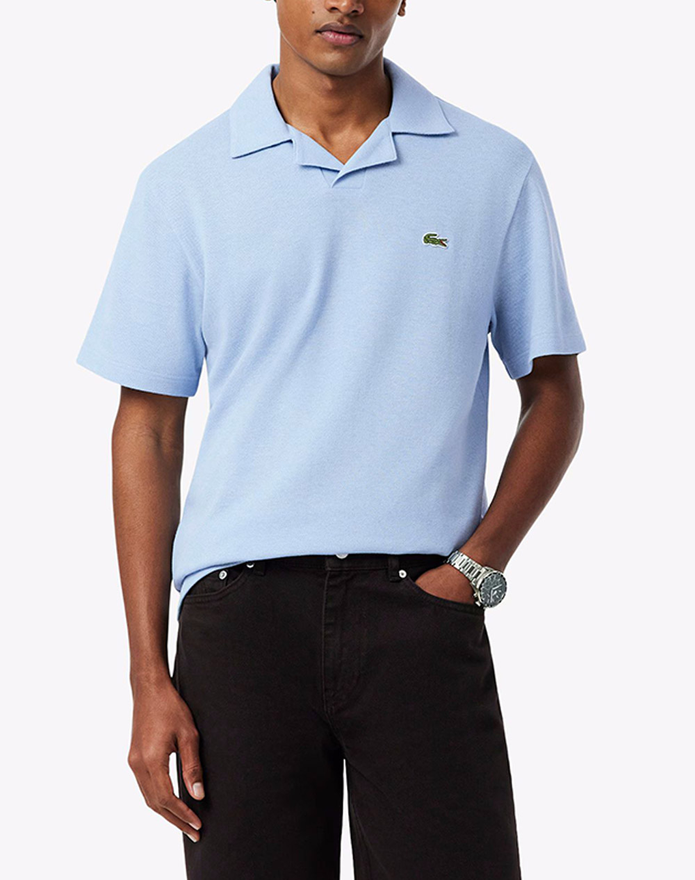 LACOSTE ΜΠΛΟΥΖΑ ΠΟΛΟ ΚΜ POLO SS 3PH2449-HBA LightBlue