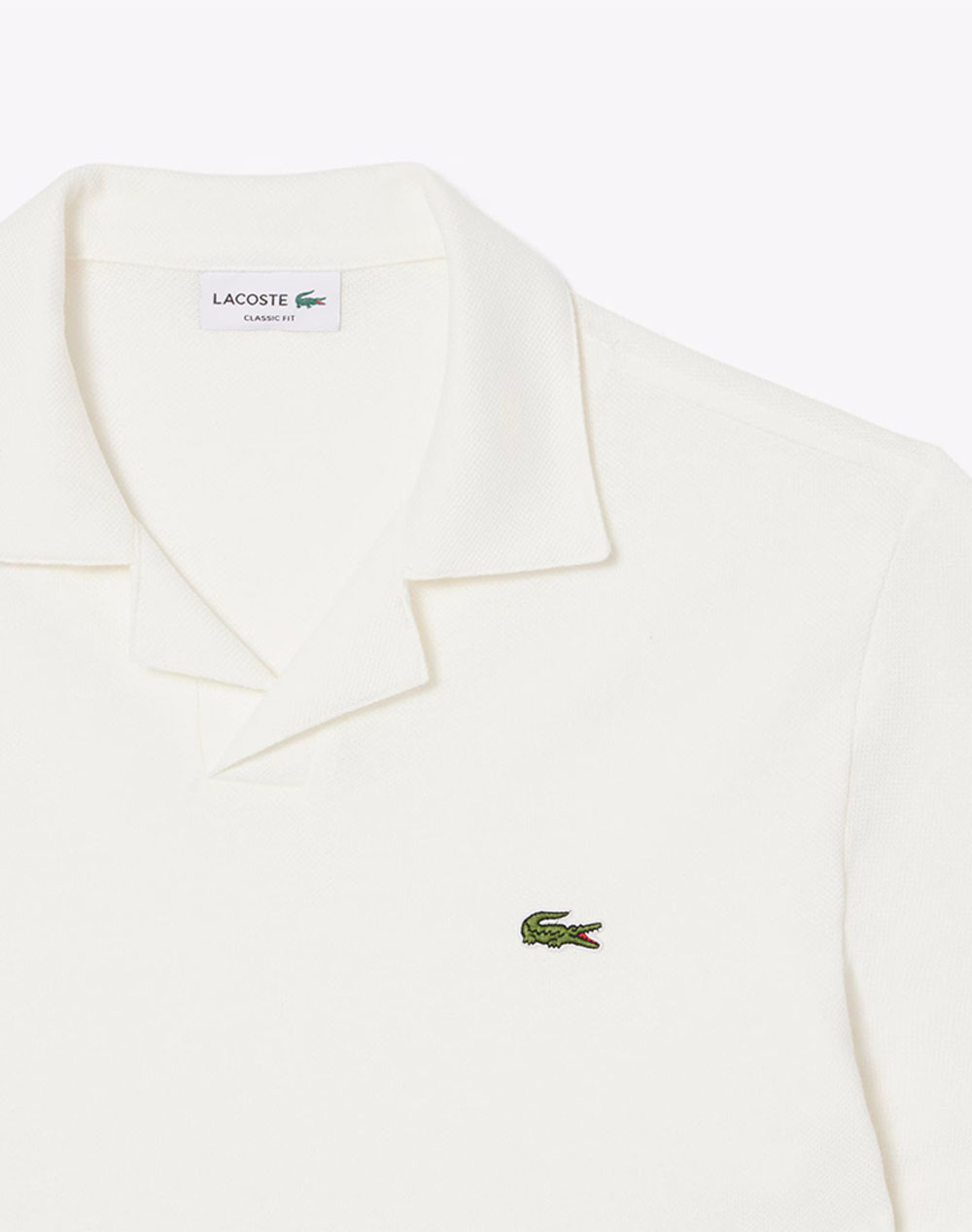 Lacoste Μπλούζα Πολο Κμ Polo Ss 3Ph2449-70V Offwhite ανδρικά ρούχα μπλούζες Politikos Shop Πολιτικός