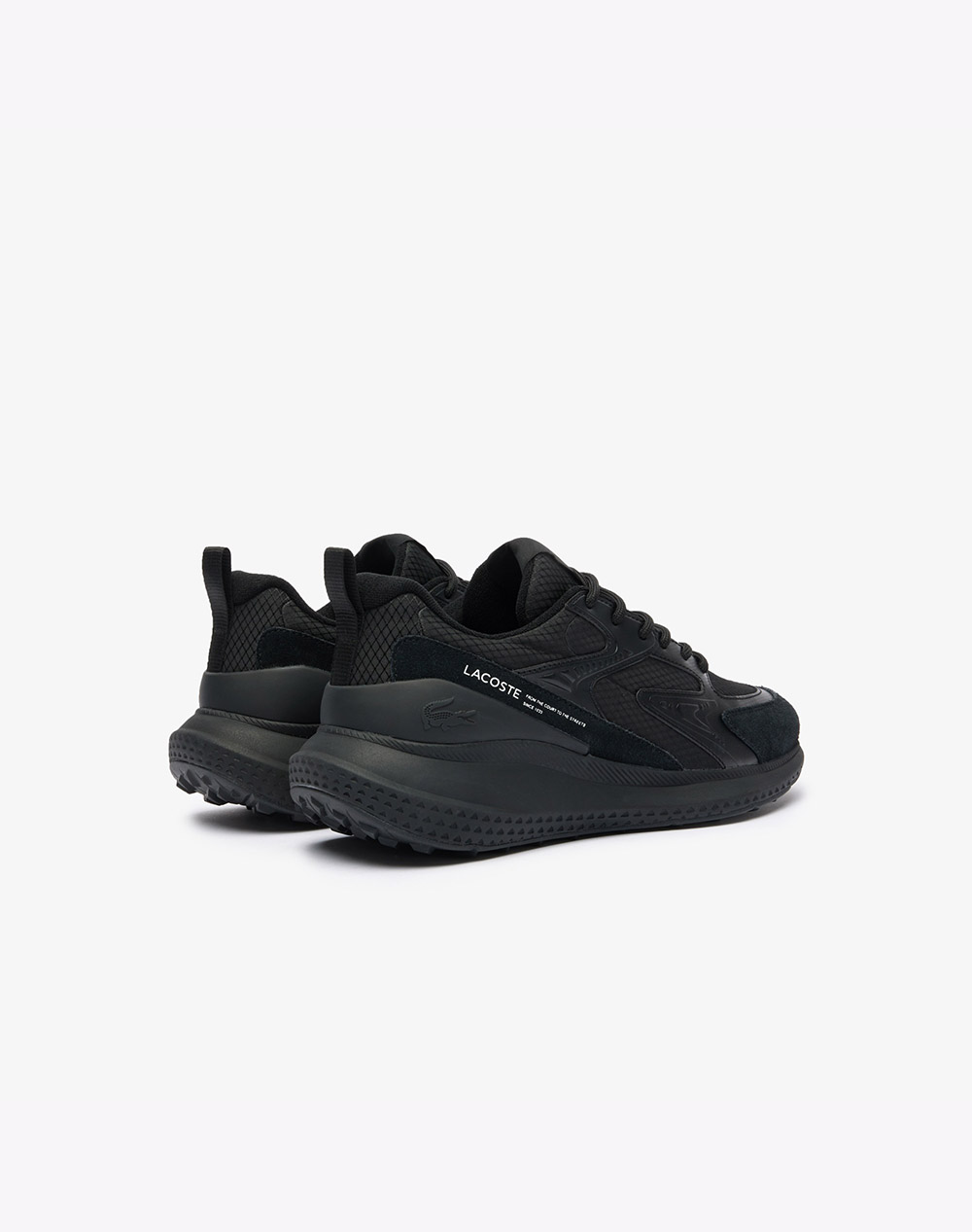 Lacoste Παπούτσια Ανδρικά L003 Evo 124 3 37-47Sma012102H-0000 Black ανδρικά αθλητικά παπούτσια Politikos Shop Πολιτικός