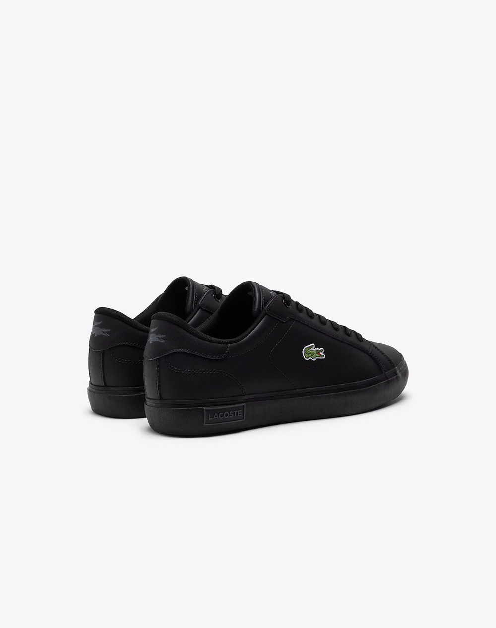Lacoste Παπούτσια Ανδρικά Powercourt 125 2 37-49Sma008102H-0000 Black ανδρικά παπούτσια Sneakers Politikos Shop Πολιτικός