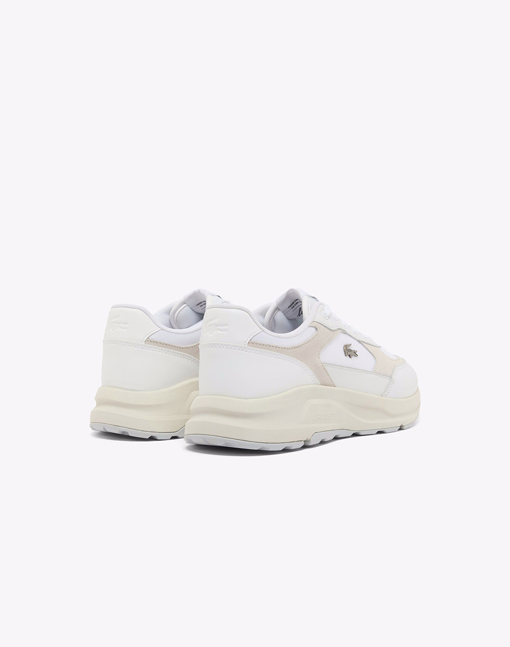 Lacoste Παπούτσια Ανδρικά Run Set 225 1 Qsp 37-50Sma022065T-0000 Offwhite ανδρικά αθλητικά παπούτσια Politikos Shop Πολιτικός