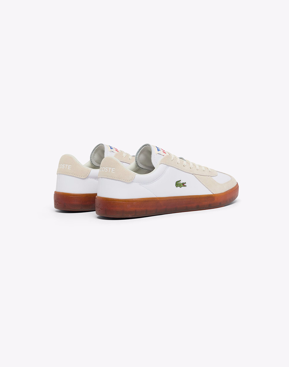 Lacoste Παπούτσια Ανδρικά Baseshot Pro 126 1 37-51Sma0077Y37-0000 Offwhite ανδρικά παπούτσια Sneakers Politikos Shop Πολιτικός