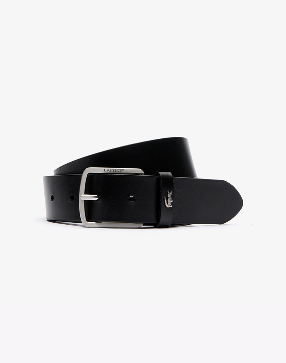 LACOSTE ΖΩΝΗ ΑΝΔΡΙΚΗ 35 PLAIN LEATHER BELT 3RC4082-000 Black