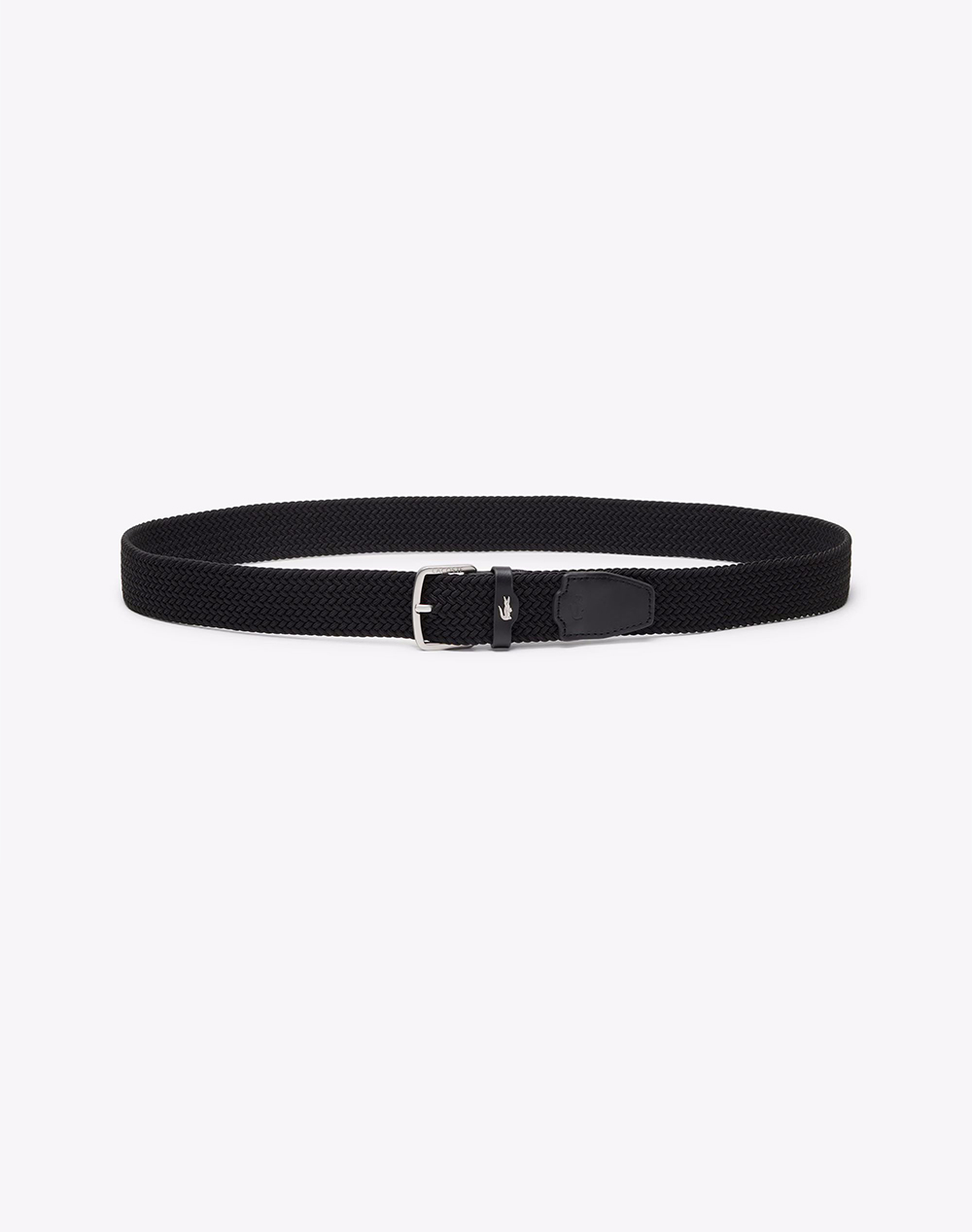 Lacoste Ζωνη Ανδρική 35 Stretch Wowen Belt 3Rc4100-000 Black ανδρικά αξεσουάρ Ζωνες Politikos Shop Πολιτικός