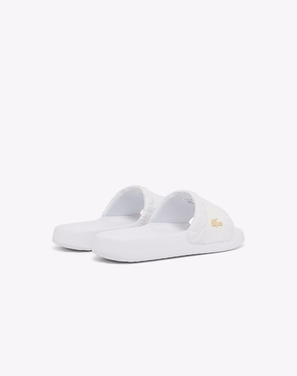 LACOSTE ΥΠΟΔΗΜΑ ΑΝΔΡΙΚΟ SERVE SLIDE HYB 126 1 SERVE SLIDE HYB 126 1 CMA 37-51CMA002721G-0000 White φωτογραφία