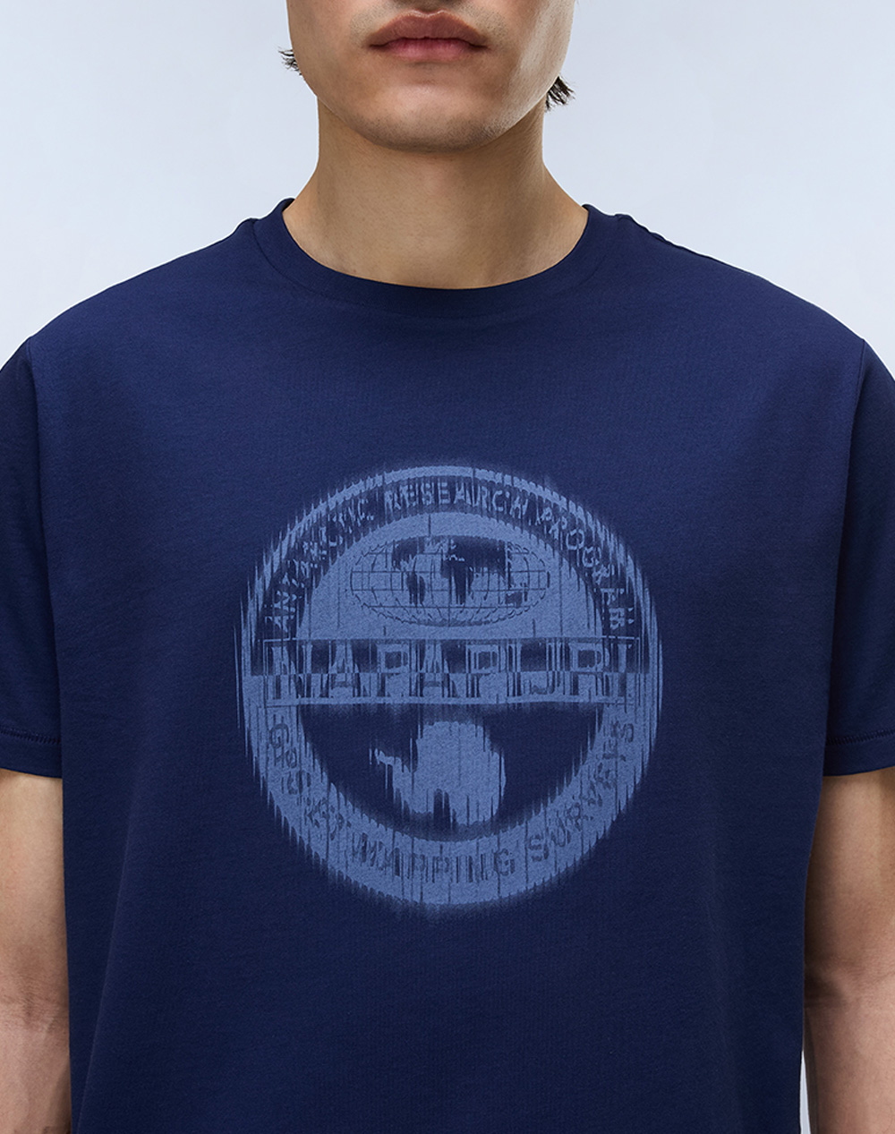 Napapijri S-Mahsa Ss Np0A4Fzb-Npb2Q Darkblue ανδρικά ρούχα μπλούζες T-Shirt Politikos Shop Πολιτικός