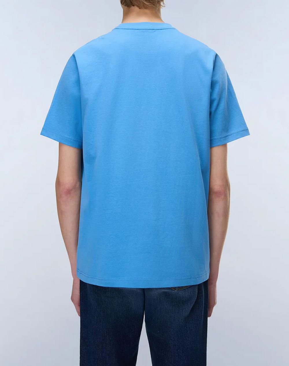 NAPAPIJRI S-BOX LOGO SS 1 NP0A4IFL-NPB9A Blue φωτογραφία