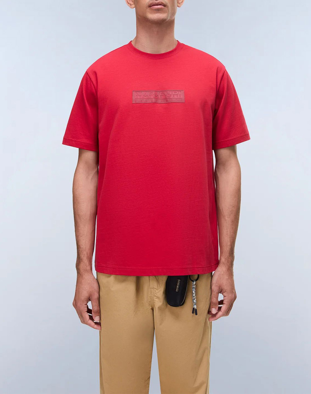 NAPAPIJRI S-BOX LOGO SS 1 NP0A4IFL-NPRAQ Red