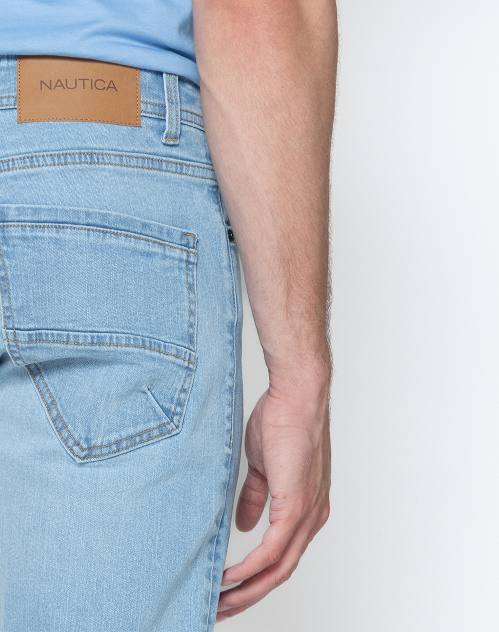 Nautica Παντελόνι Jean Nd-10457 3Ncp10457-Lgt Denimlightblue ανδρικά ρούχα παντελόνια Jeans Politikos Shop Πολιτικός