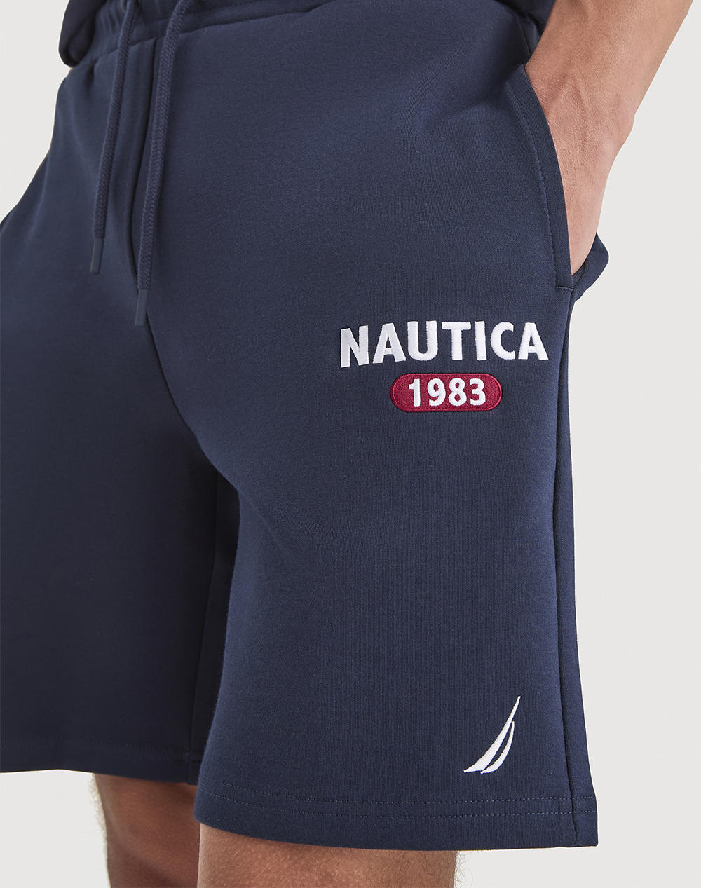 Nautica Σορτς Velia Fleece Short 3Ncn1V03958-459 Navyblue ανδρικά αθλητικά ρούχα Βερμουδα Politikos Shop Πολιτικός
