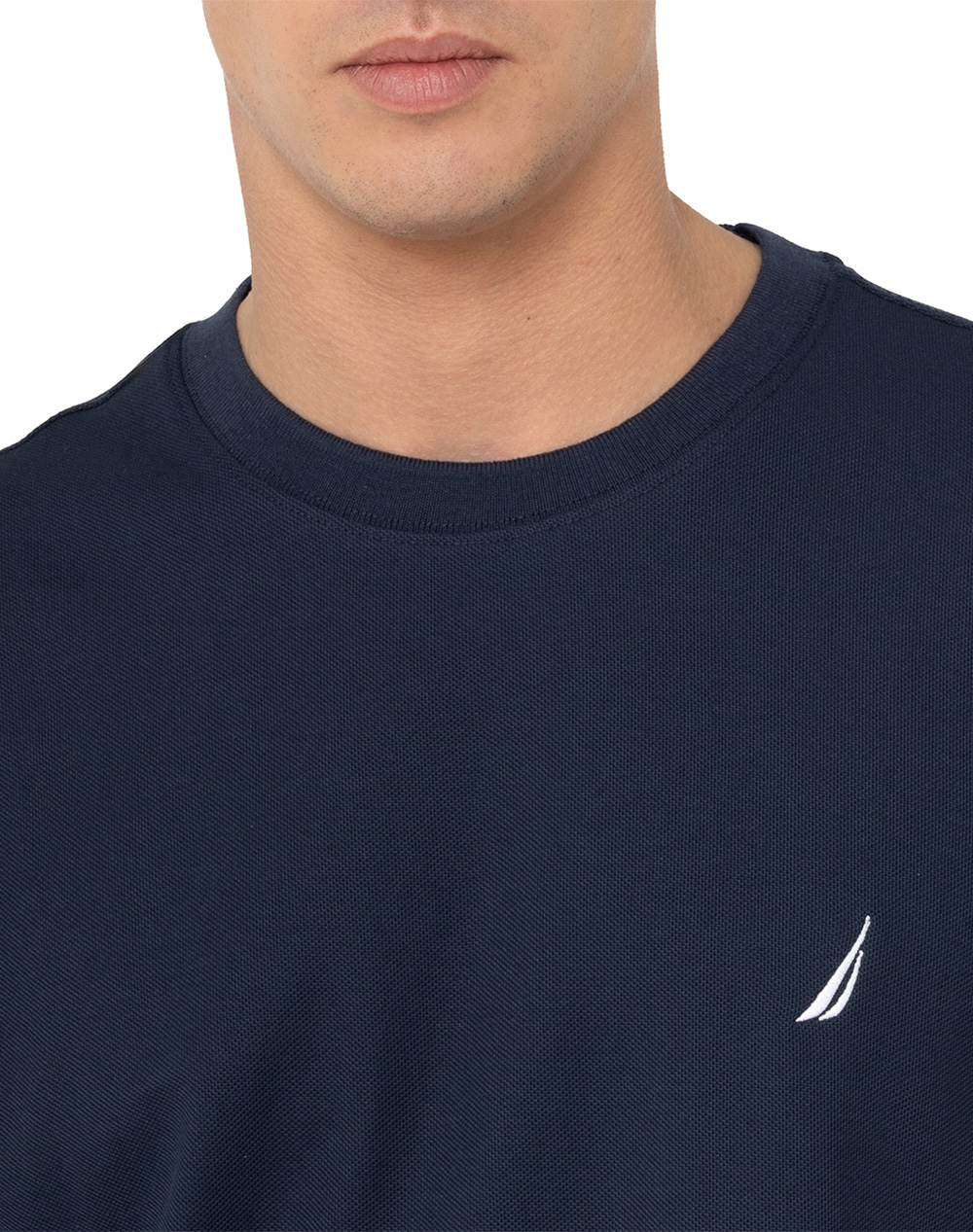 Nautica Μπλούζα T-Shirt Κμ Starboard 3Ncn1Cr0115-459 Navyblue ανδρικά ρούχα μπλούζες Politikos Shop Πολιτικός