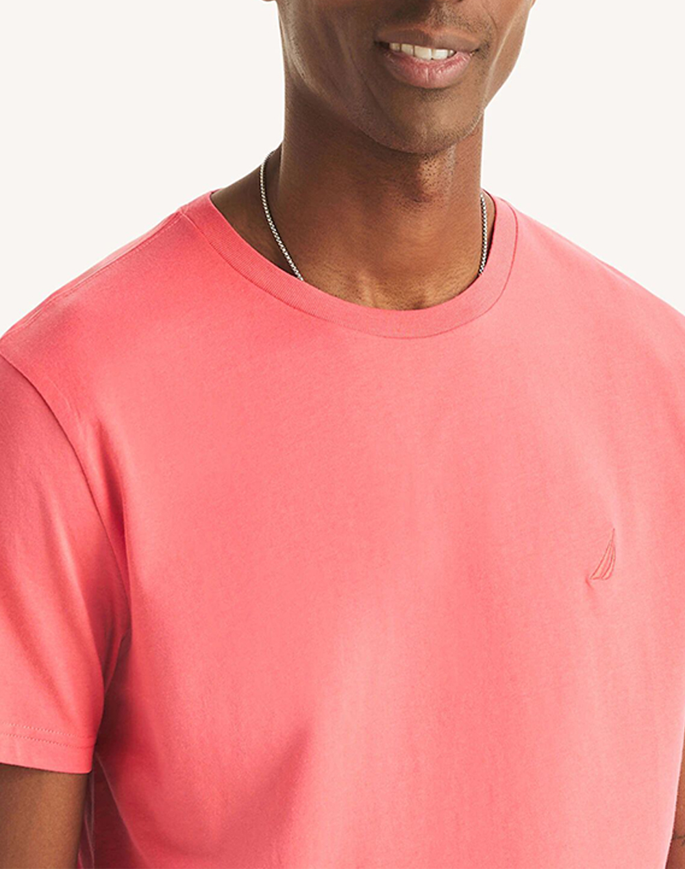 Nautica Μπλούζα T-Shirt Κμ S T-Shirts Crew Tee 3Ncvr8100-6Dc Coral ανδρικά ρούχα μπλούζες Politikos Shop Πολιτικός
