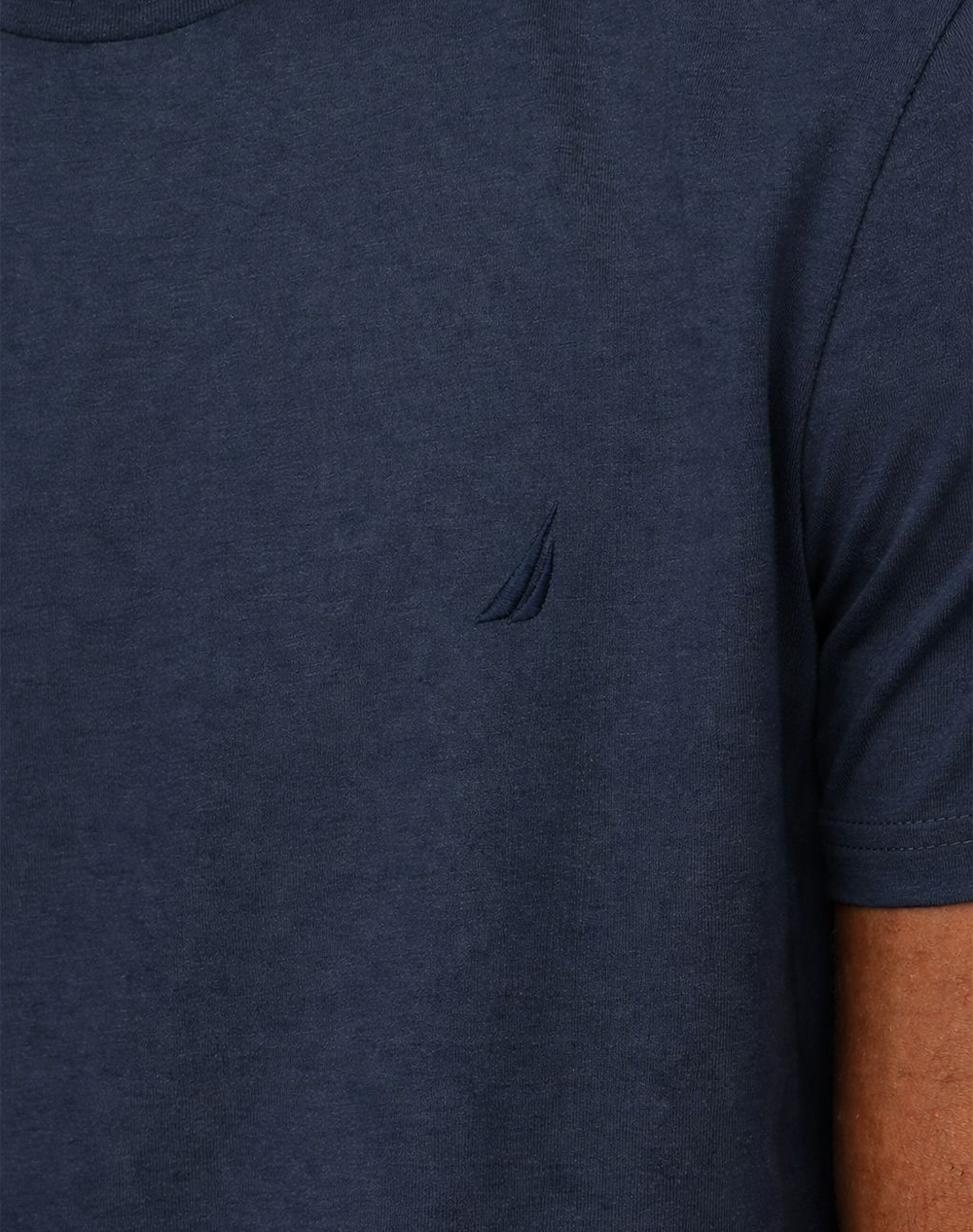 Nautica Μπλούζα T-Shirt Κμ S T-Shirts Crew Tee 3Ncvr8100-4Nv 444 Navyblue ανδρικά ρούχα μπλούζες Politikos Shop Πολιτικός