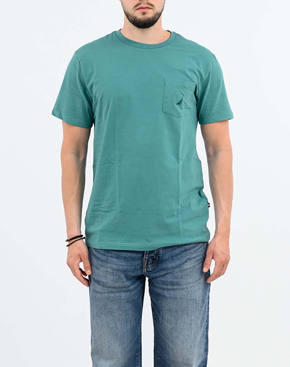 NAUTICA ΜΠΛΟΥΖΑ T-SHIRT ΚΜ SS FCA POCKET TEE 3NCV65000-3BS Green