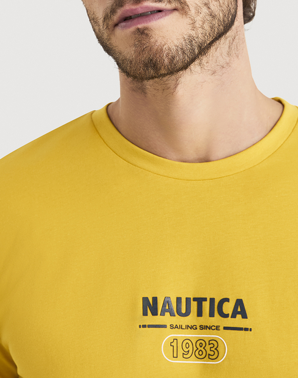 Nautica Μπλούζα T-Shirt Κμ Sirena 3Ncn1V03945-606 Yellow ανδρικά ρούχα μπλούζες Politikos Shop Πολιτικός